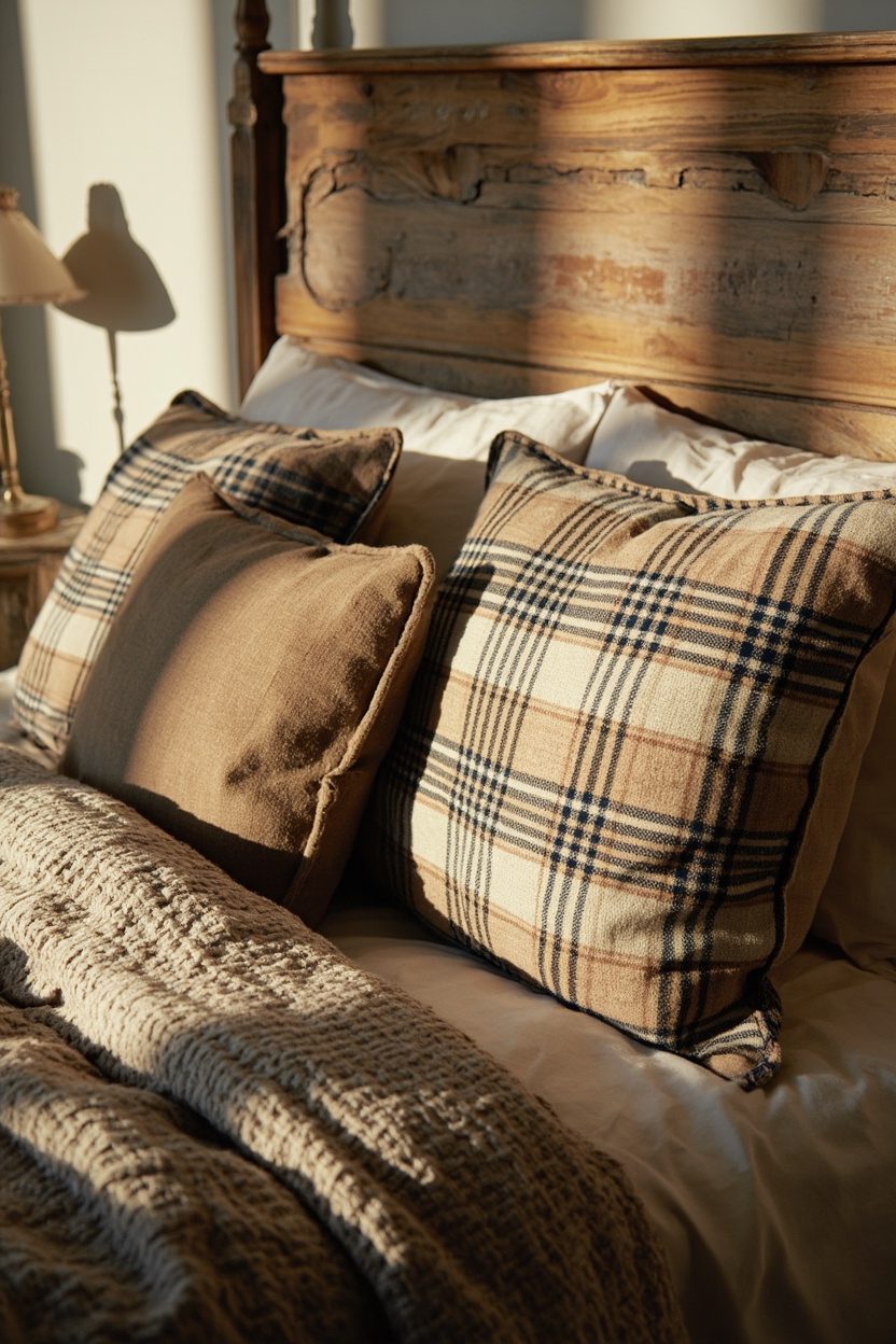 Plaid Throw Pillows