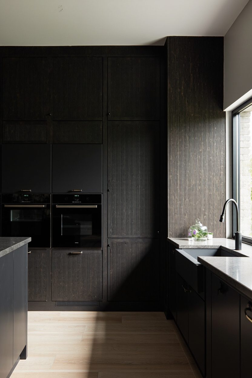Reeded Wood Paneling