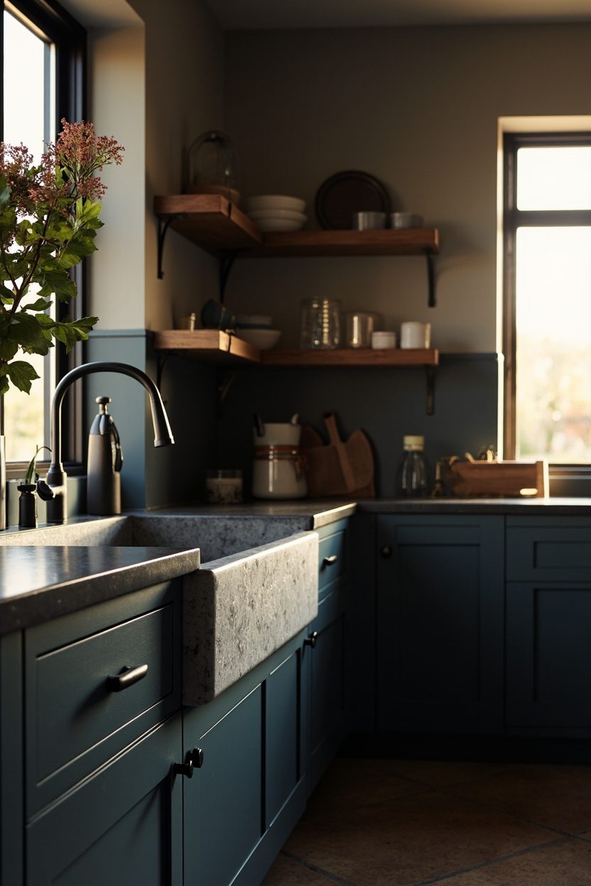 Soapstone Perimeter Counters