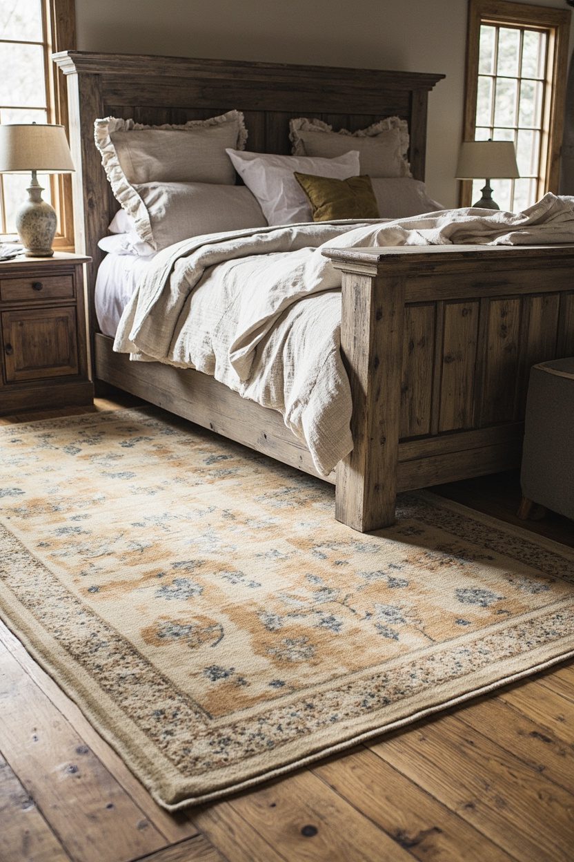 Vintage Rugs Underfoot For Two