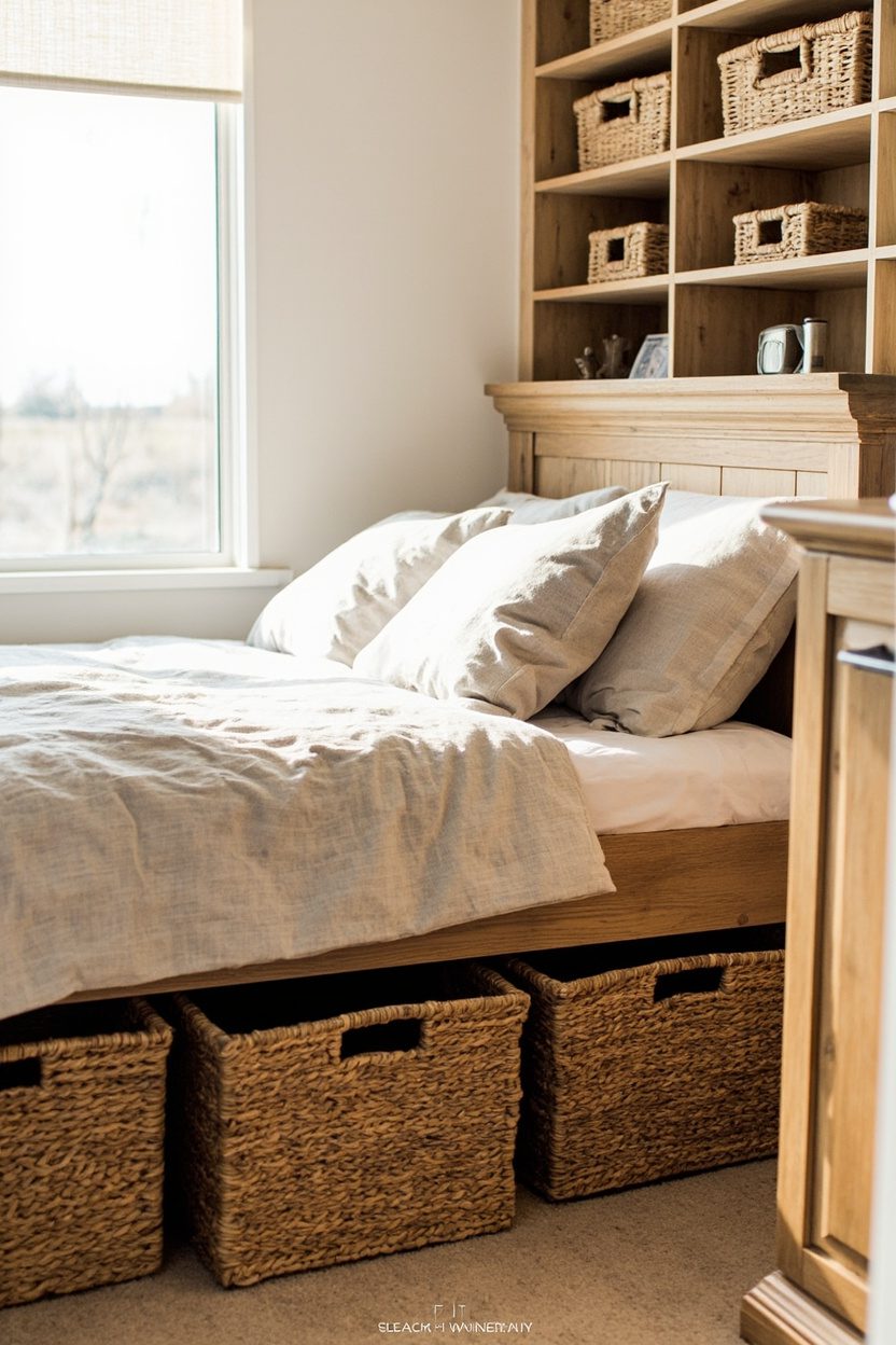 Wicker Baskets and Underbed Storage