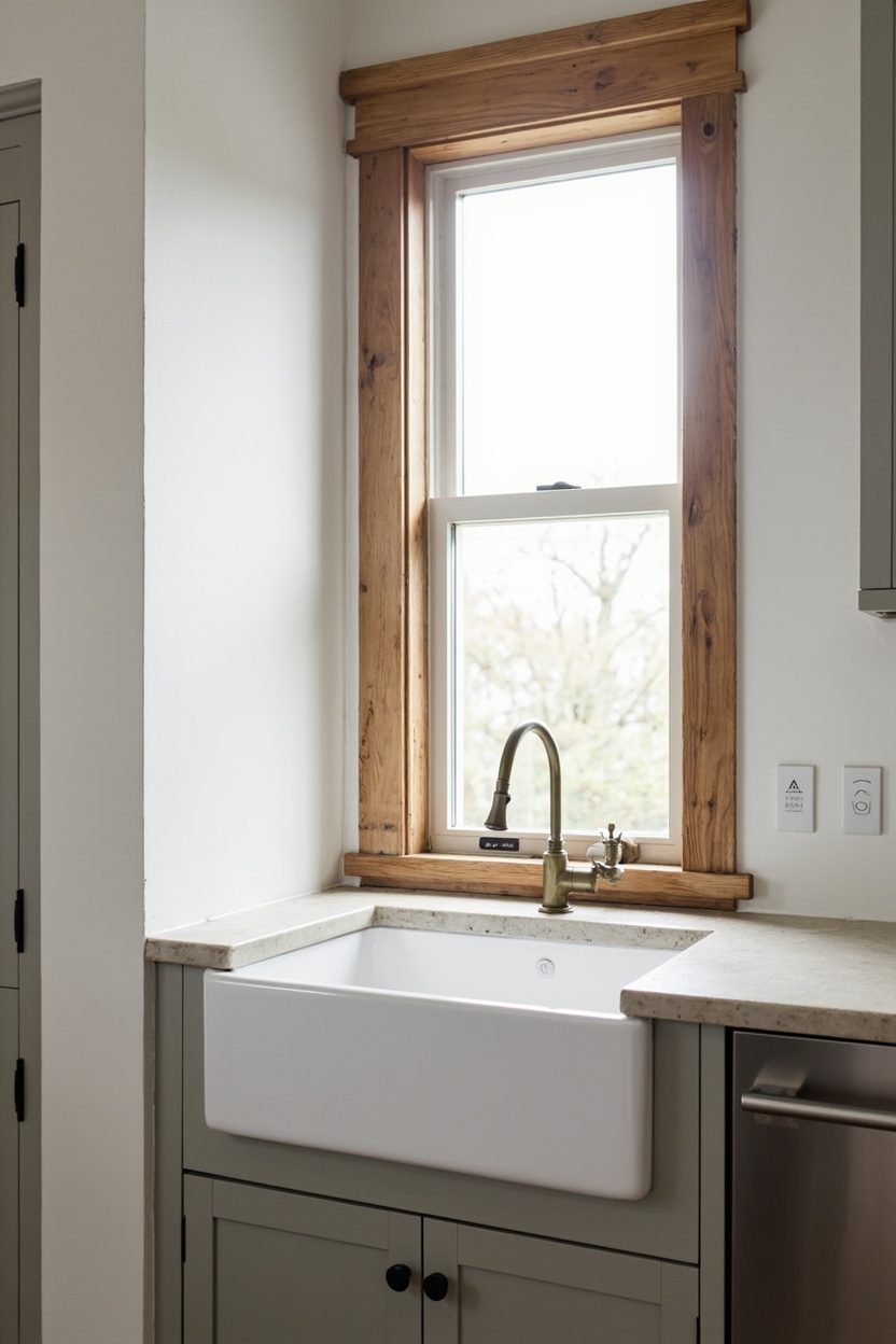 Window-sink for narrow light