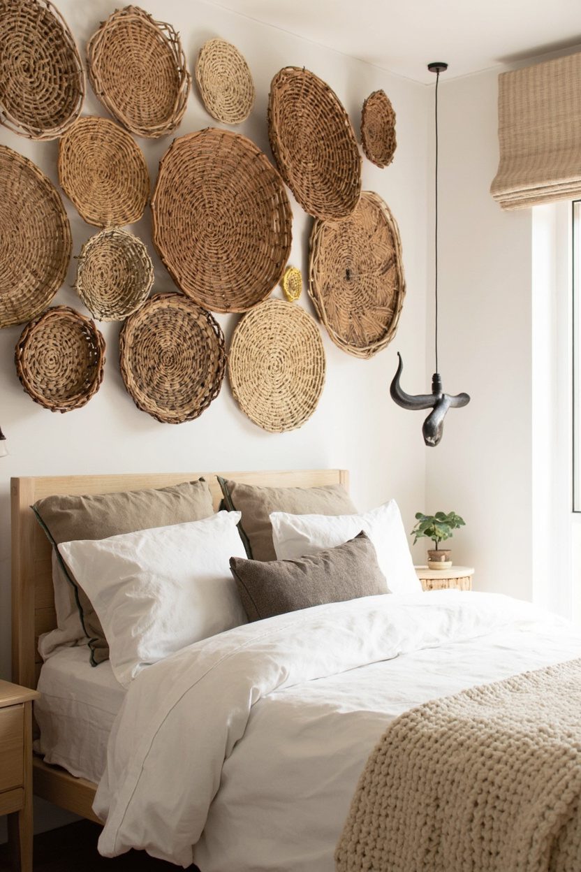 Woven Baskets Wall