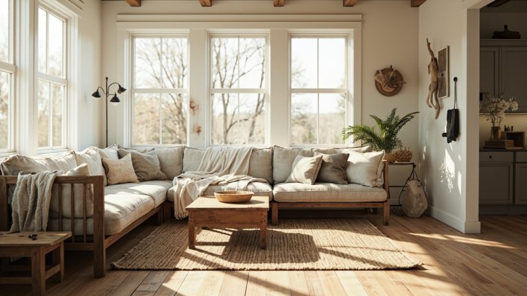 farmhouse living room budget Design Trends